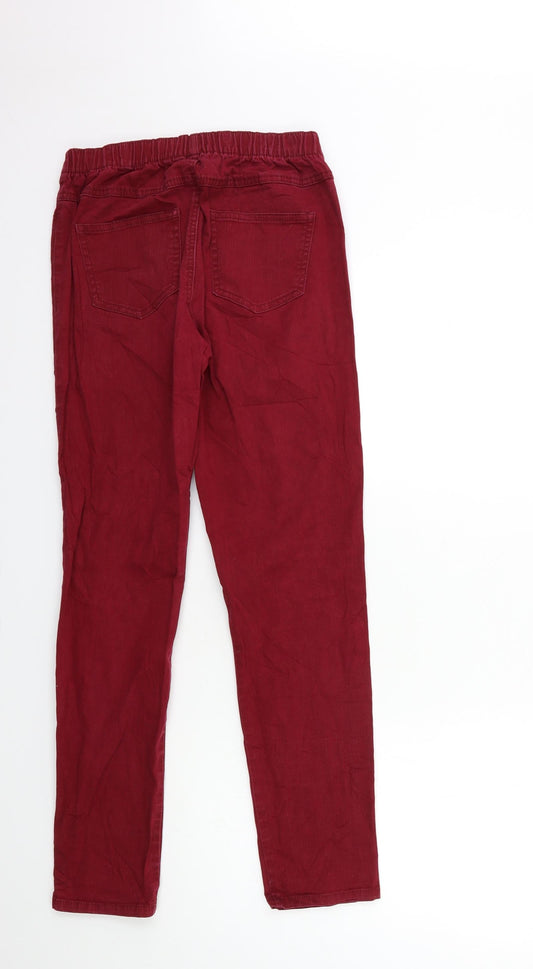 Preworn Womens Red Denim Jegging Jeans Size 8 L29 in
