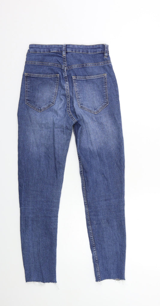 H&M Womens Blue Denim Skinny Jeans Size 6 L28 in