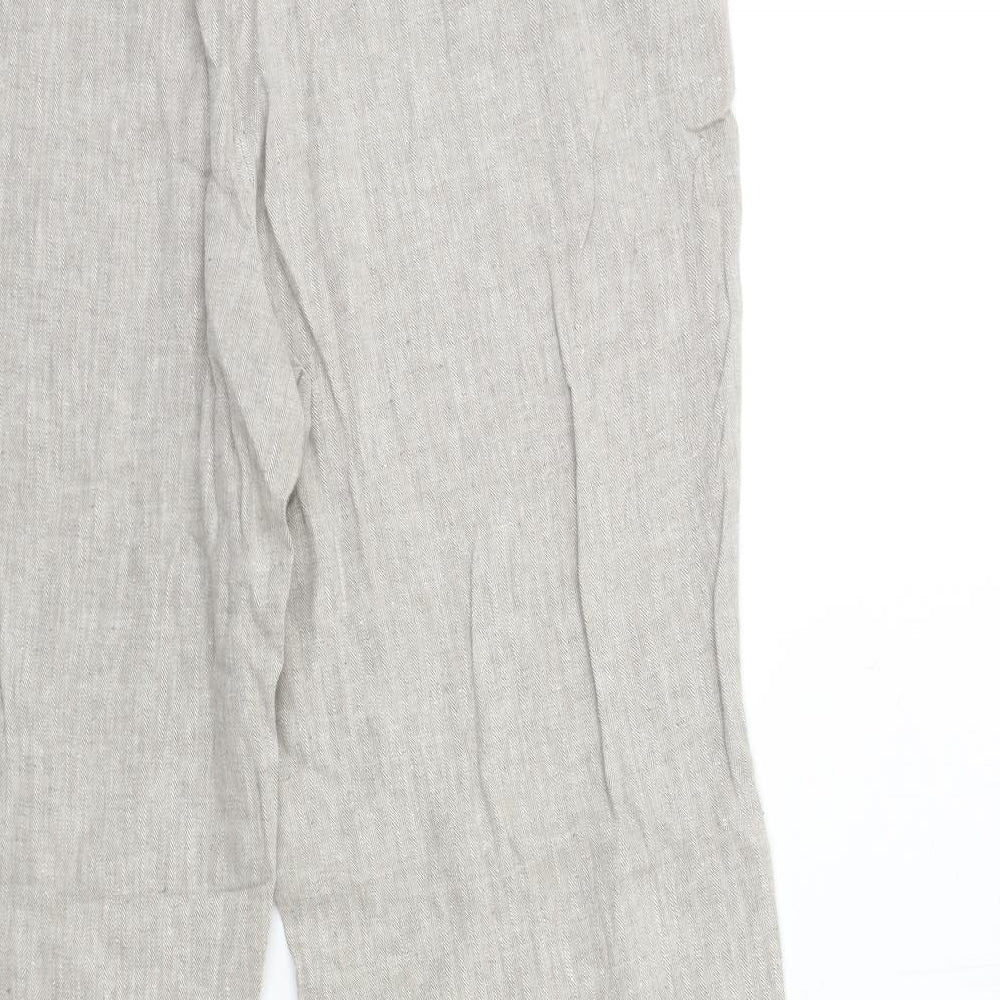 Brand and care label for Maine New England women’s grey trousers, size UK 16, 29-inch leg