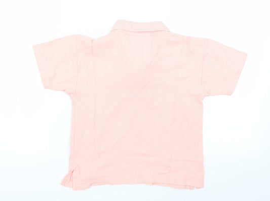 IDX Boys Pink Basic Polo Size 7-8 Years