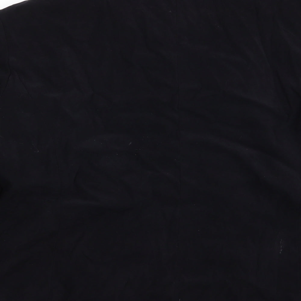 CMD Womens Black Jacket Coat Size 10