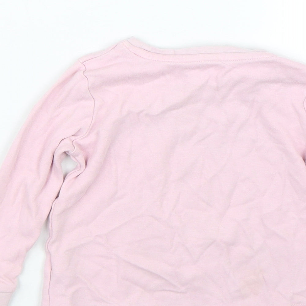 George Girls Pink Basic T-Shirt Size 12-18 Months