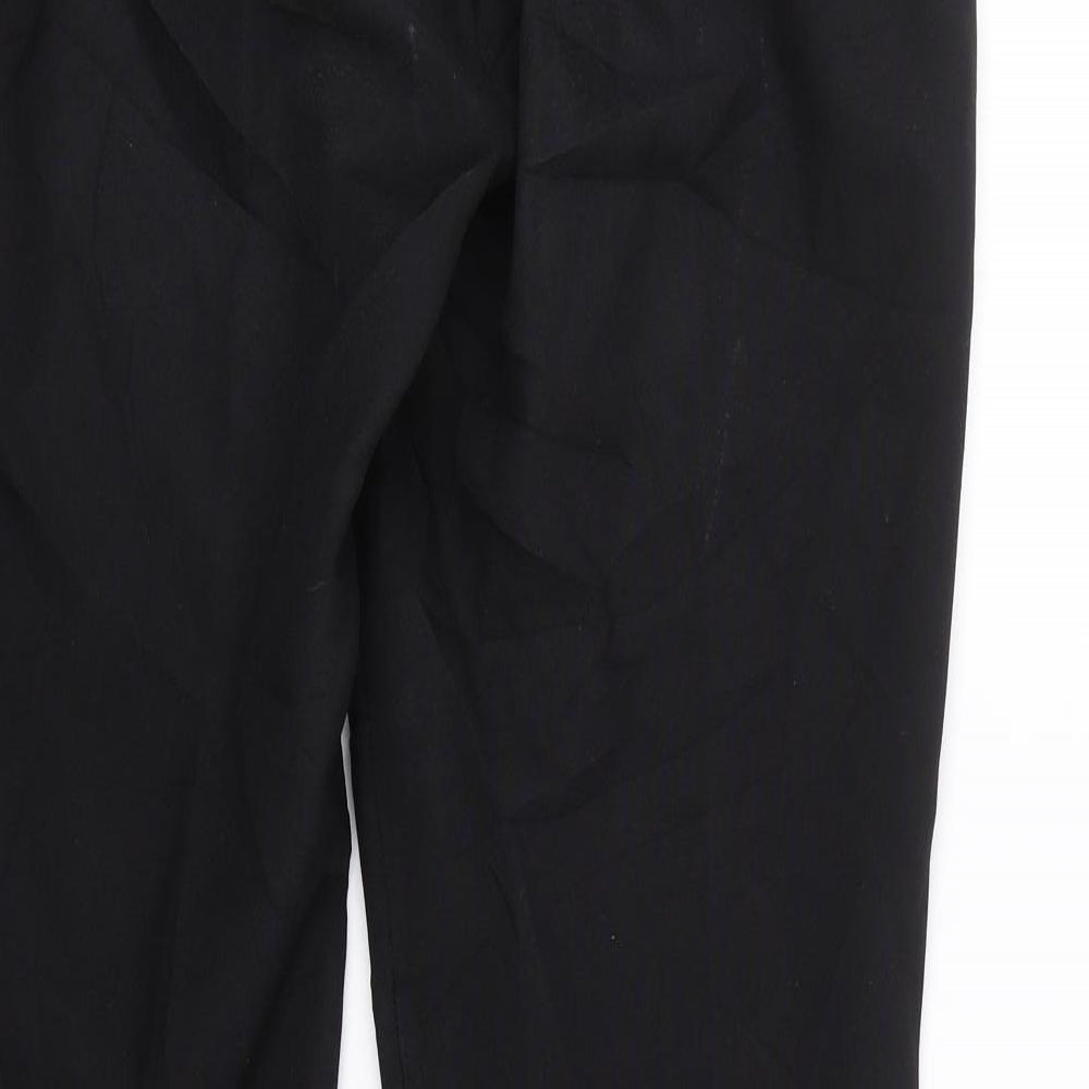 Peacocks Womens Black Trousers Size 10 L30 in