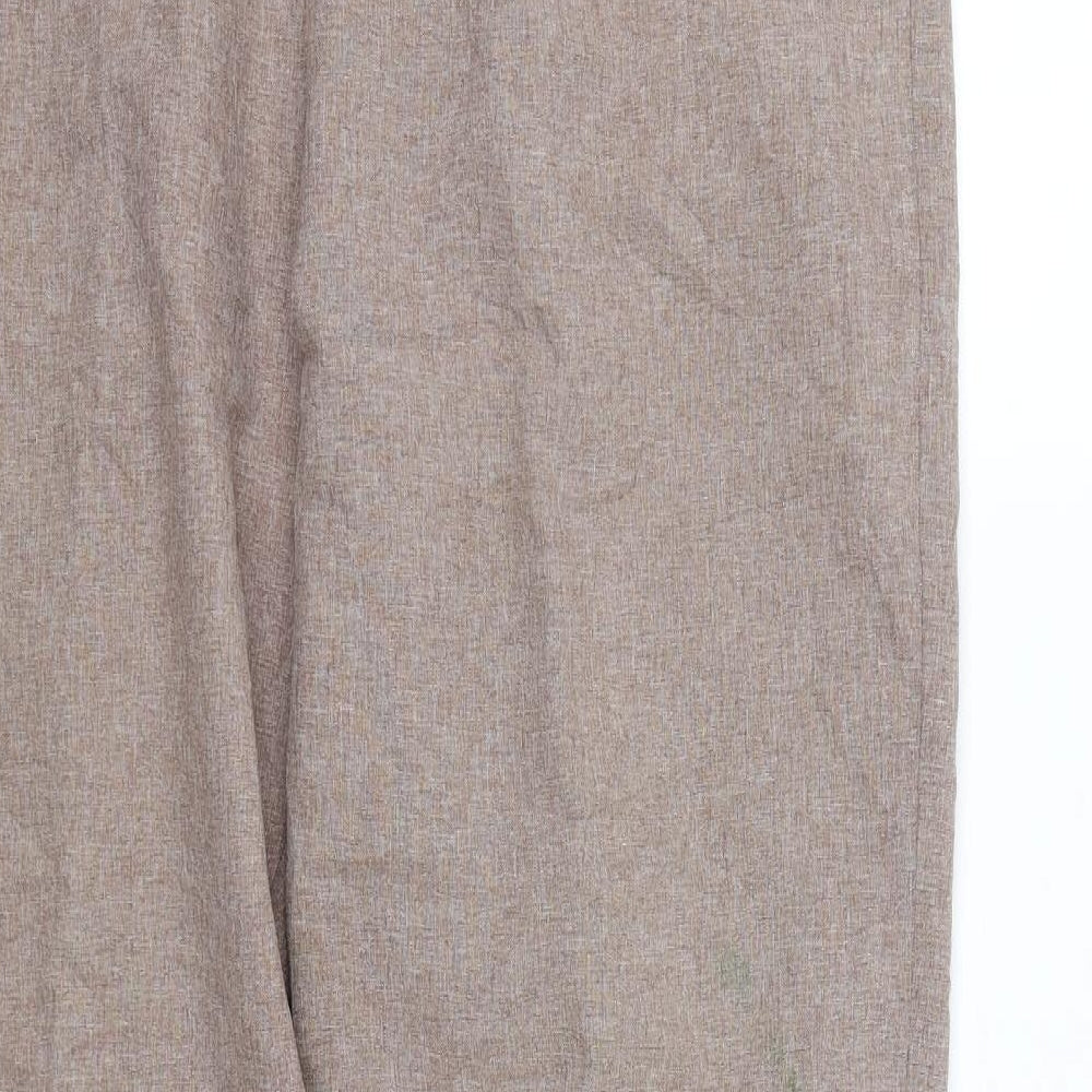 Preworn Womens Brown Trousers Size 18 L27.5 in
