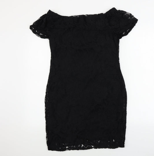 Peacocks Womens Black Bodycon Size 10