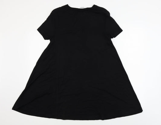Zara Womens Black Basic Blouse Size S