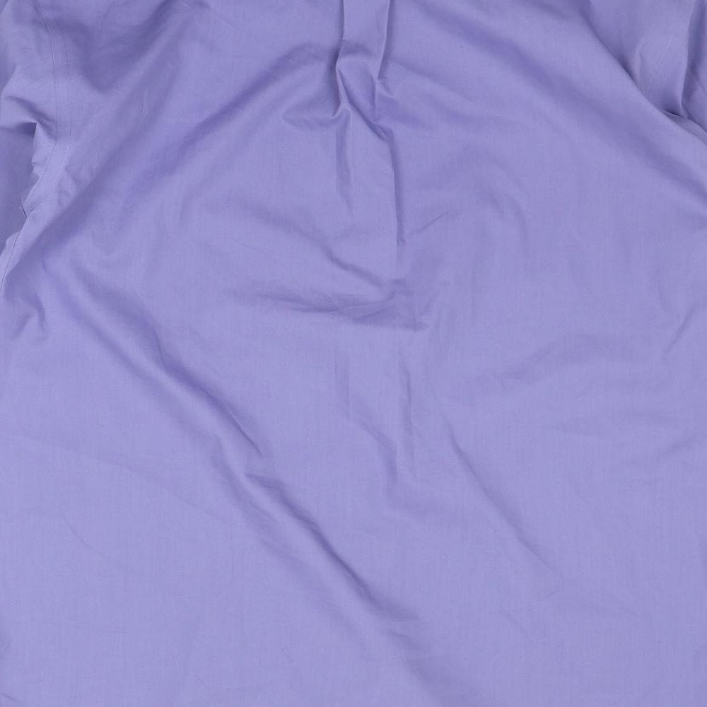 Double TWO Mens Purple Button-Up Size 15.5
