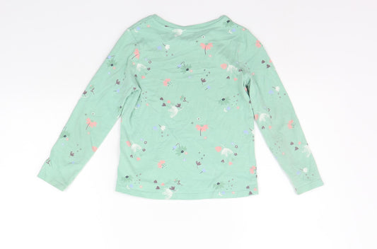 George Boys Green Geometric Basic T-Shirt Size 5-6 Years