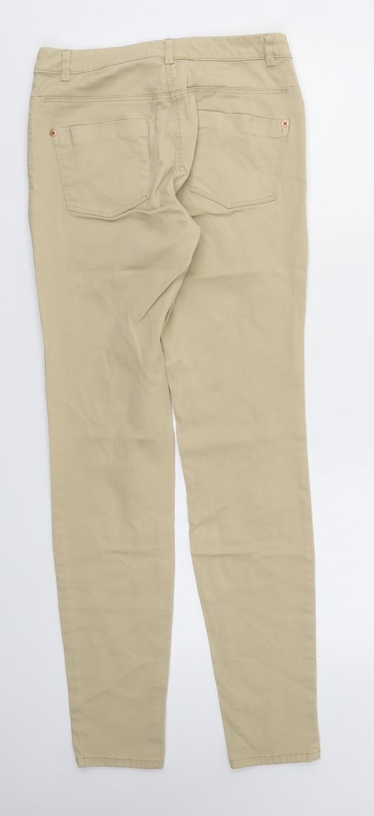 H&M Womens Beige Skinny Jeans Size 6 L30 in