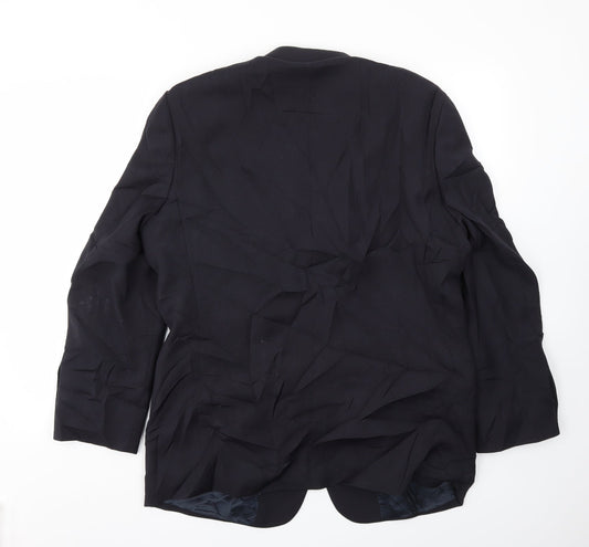 DM Mens Blue Jacket Blazer Size 42