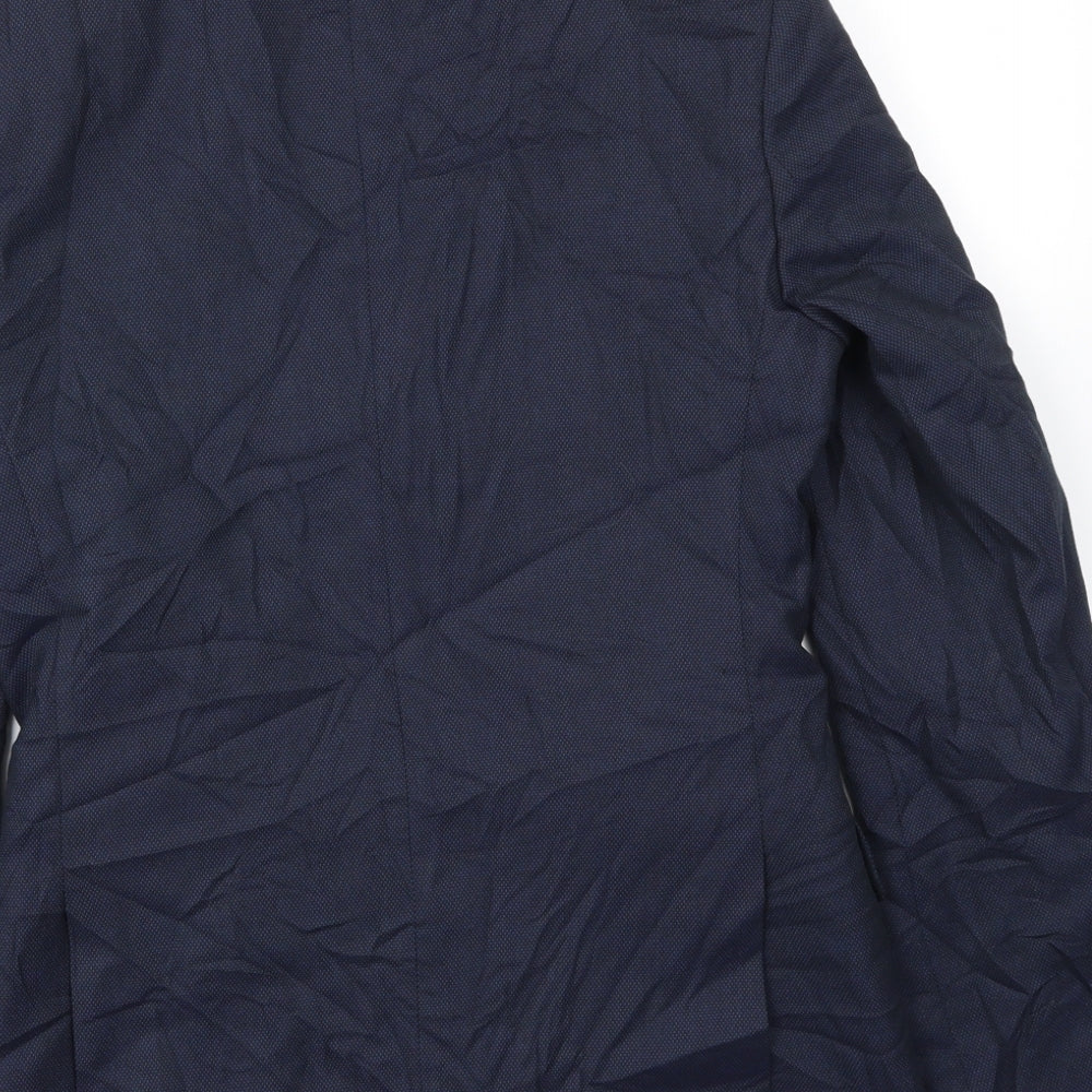 M&S Mens Blue Jacket Blazer Size 34