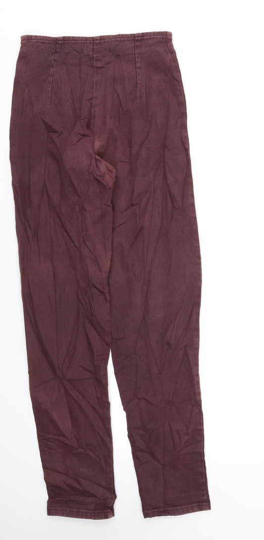 George Womens Red Straight Jeans Size 28 L31 in