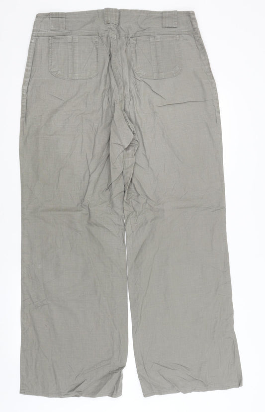 Alka Womens Grey Trousers Size 18 L30.5 in