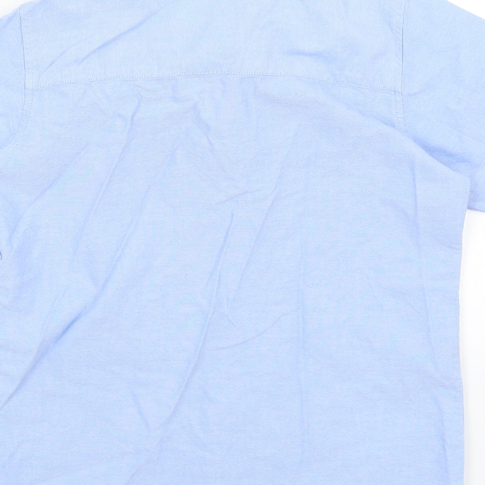 Matalan Boys Blue Basic Button-Up Size 9 Years