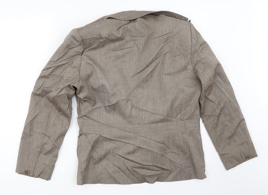F&F Womens Beige Jacket Blazer Size 14