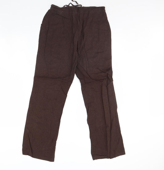 RED PEPP Womens Brown Trousers Size XL L28 in