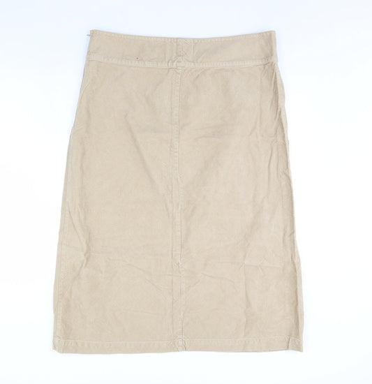 SixteenTwentySIx Womens Beige Corduroy Maxi Skirt Size 40 in