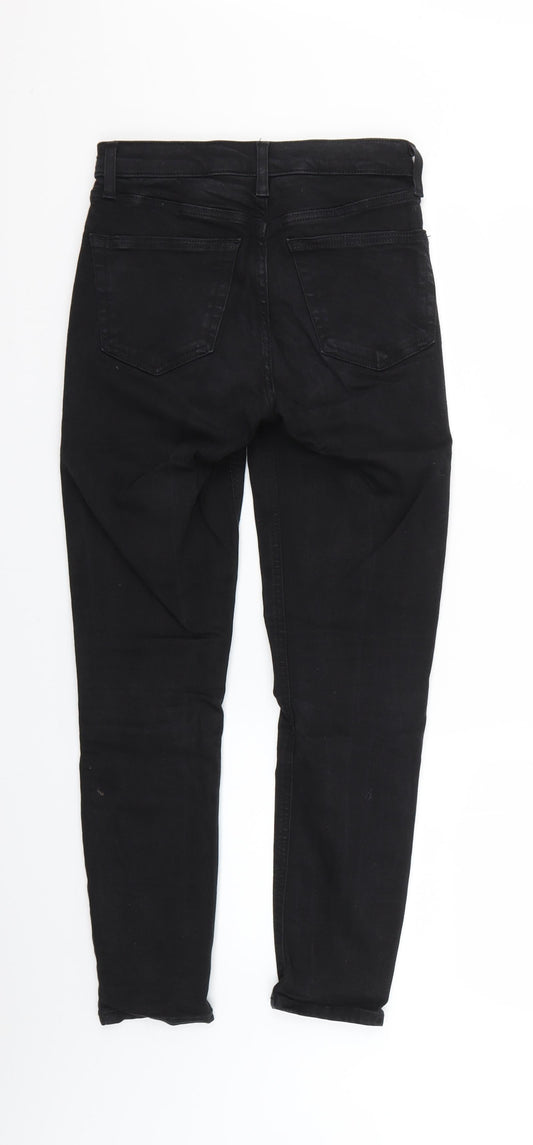 Topshop Womens Black Skinny Jeans Size 26 L25.5 in