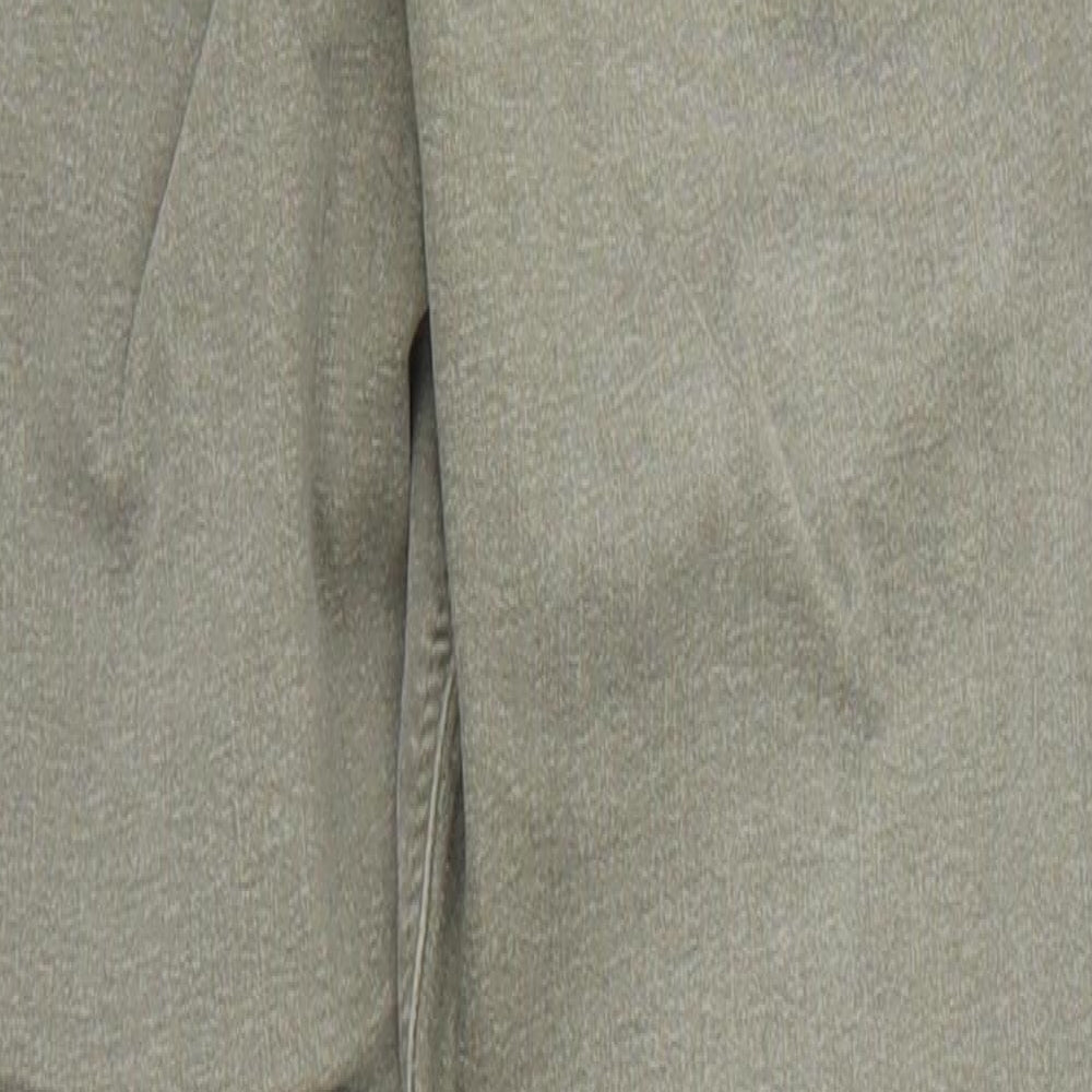Topshop Womens Green Jegging Trousers Size 26 L24 in
