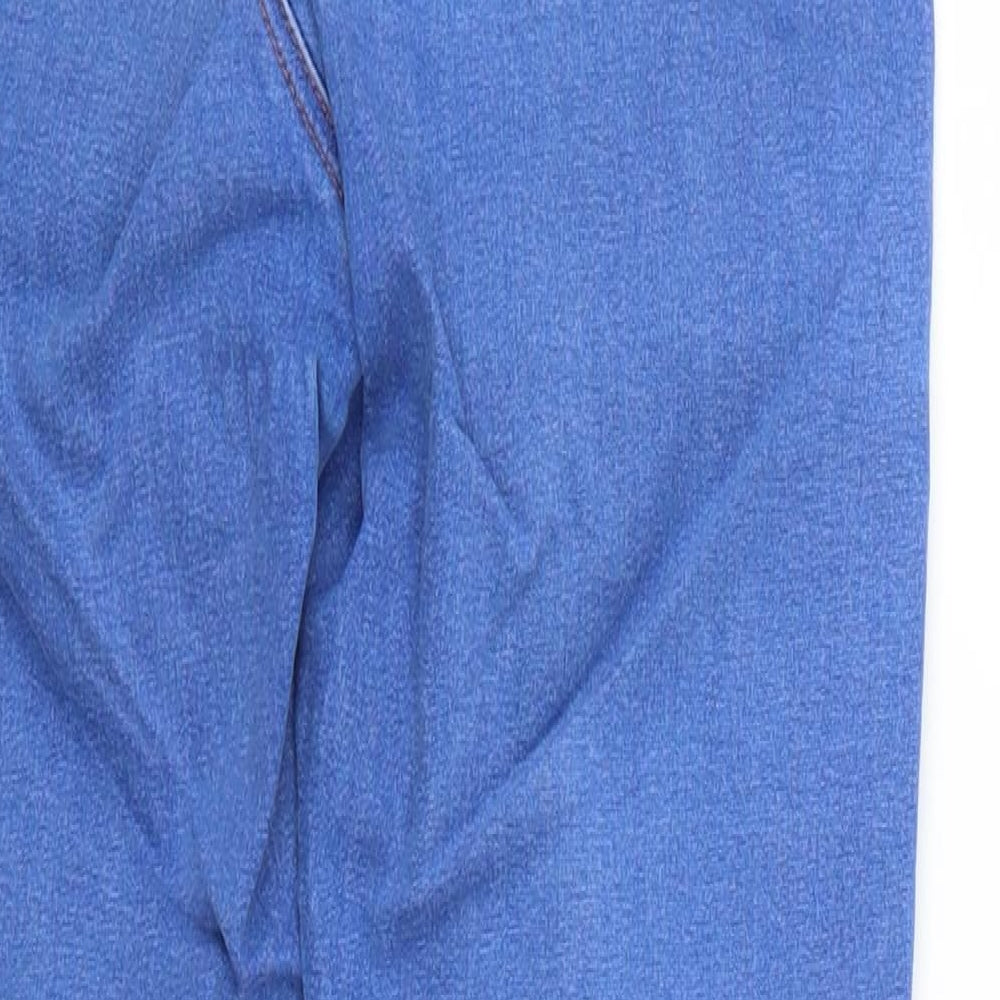 Topshop Womens Blue Jegging Trousers Size 26 L26 in