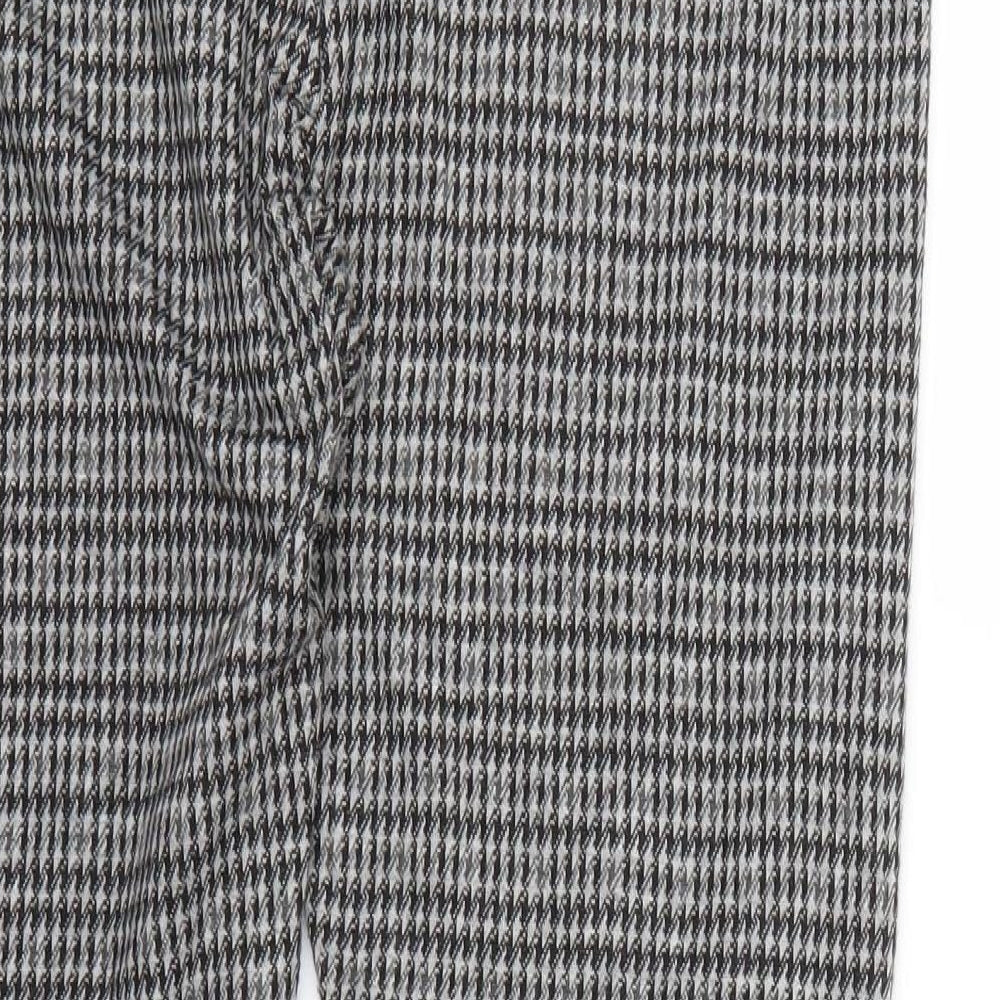 H&M mama Womens Multicoloured Check Trousers Size L L26 in