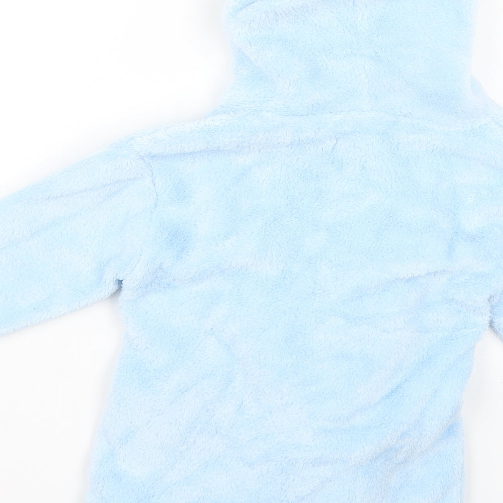 Earlydays Baby Blue Colourblock Babydoll Gown Size 12-18 Months