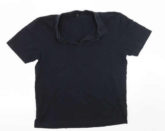Donnay Mens Black    Polo Size M