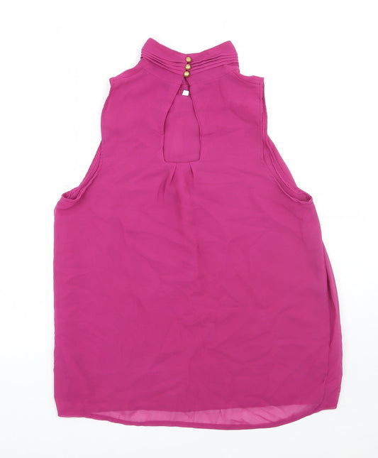 Preworn Womens Purple Basic Blouse Size M