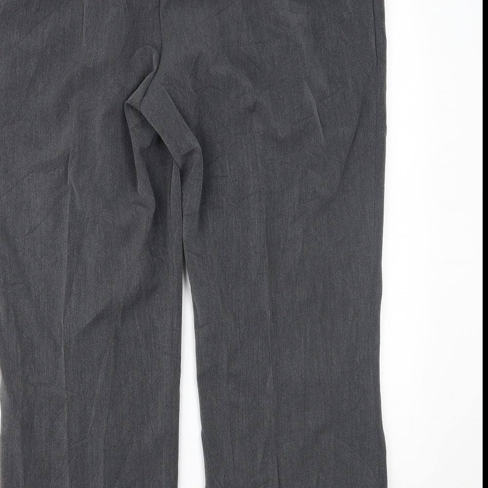 BM Womens Grey Trousers Size 22 L25 in