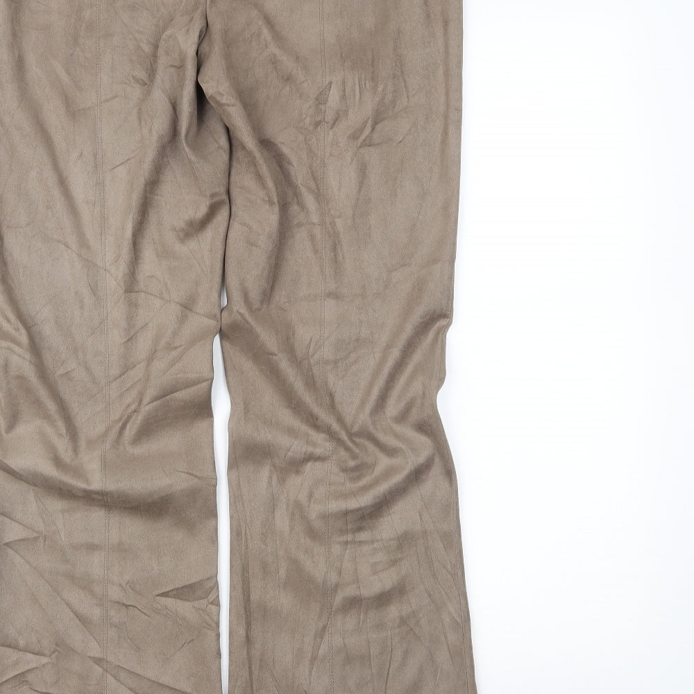 NEXT Womens Beige Trousers Size 14 L30.5 in