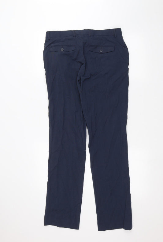 Steel & Jelly Womens Blue Trousers Size 32 in L29 in