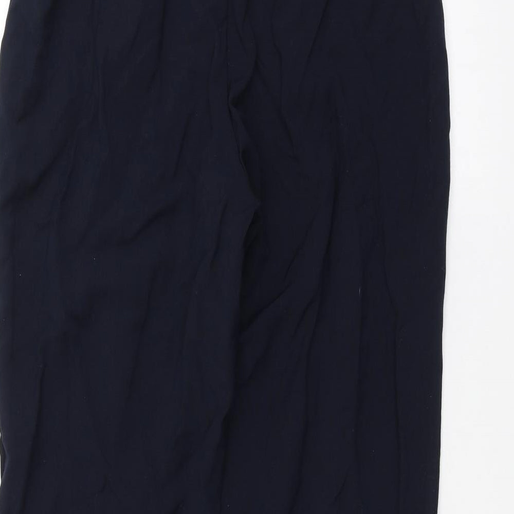 Classic Womens Blue Trousers Size 14 L27 in