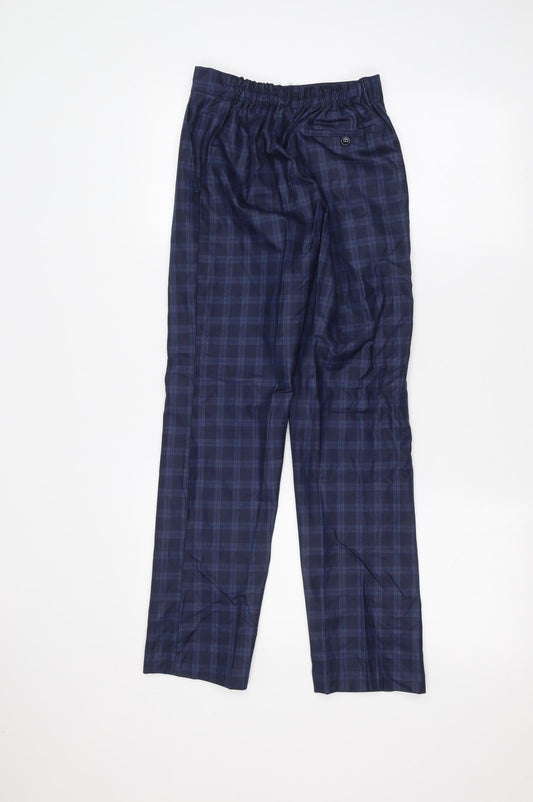 Flamingo Womens Blue Trousers Size 12 L26 in