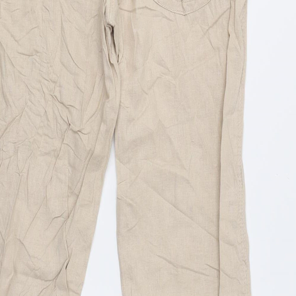 House Womens Beige Trousers Size XS L33 in