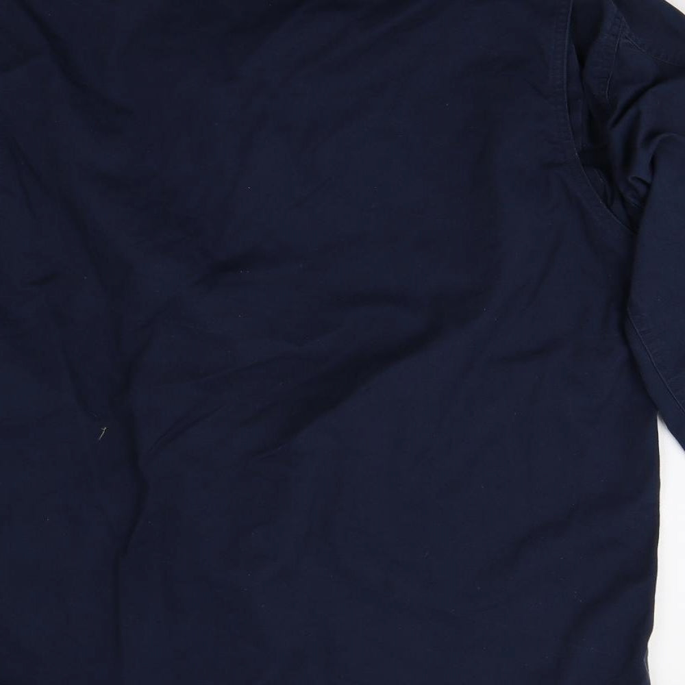 Pure First Mens Blue Button-Up Size XL