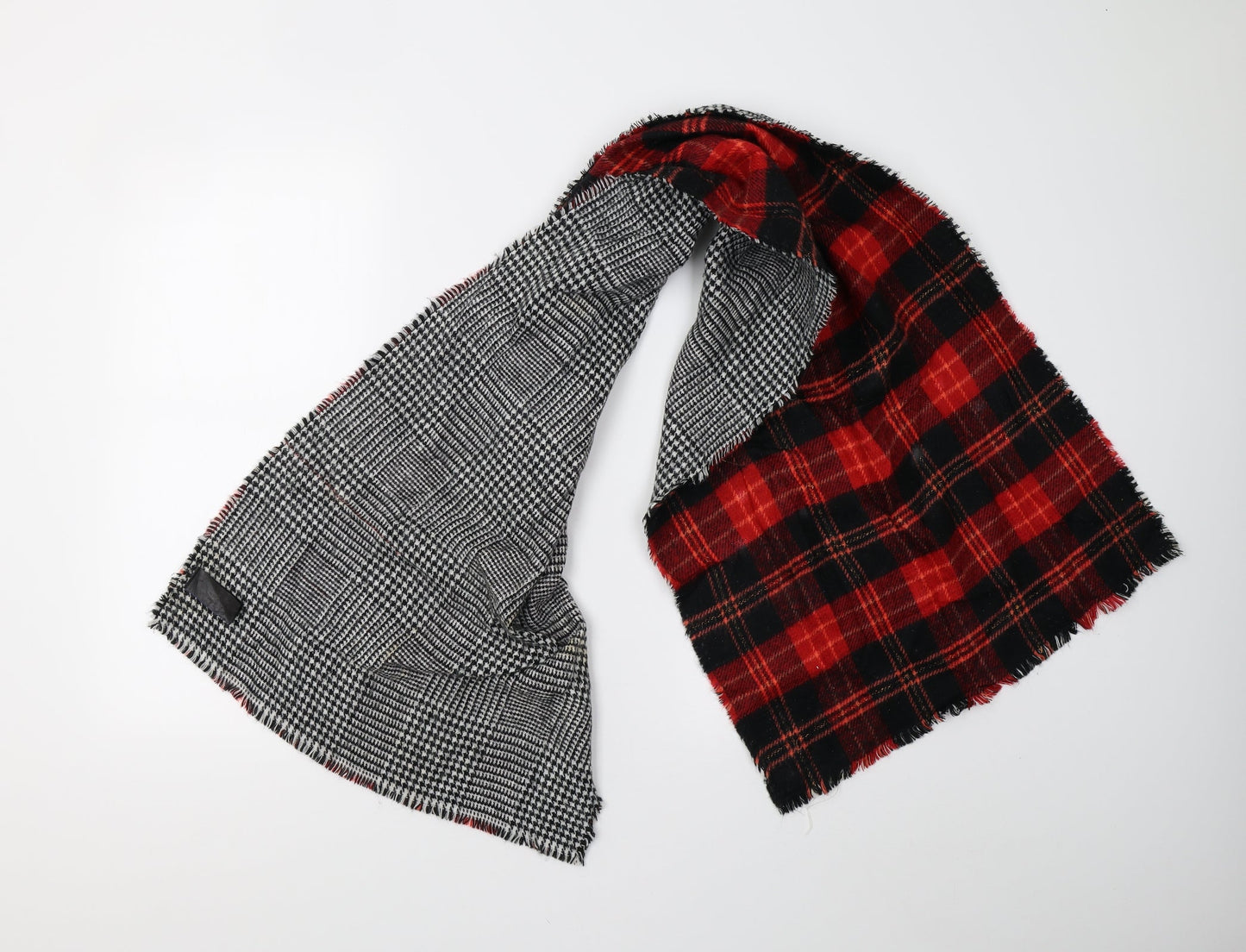 NEXT Womens Multicoloured Houndstooth Scarf