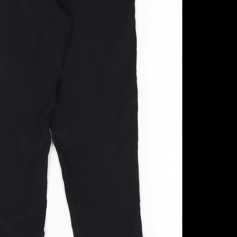 M&S Womens Black Sweatpants Trousers Size 6 L27 in