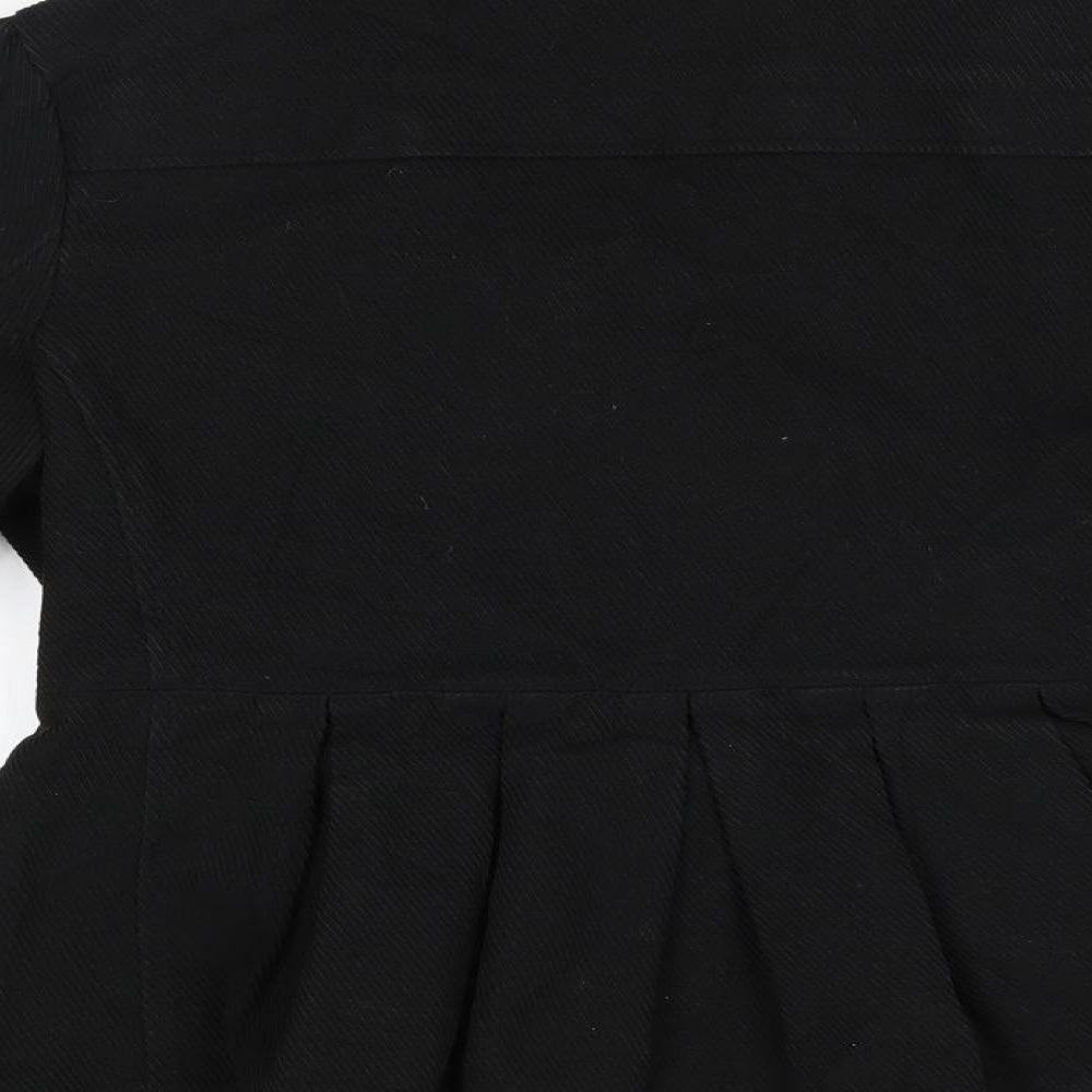 HOOCH Womens Black Pea Coat Coat Size 12