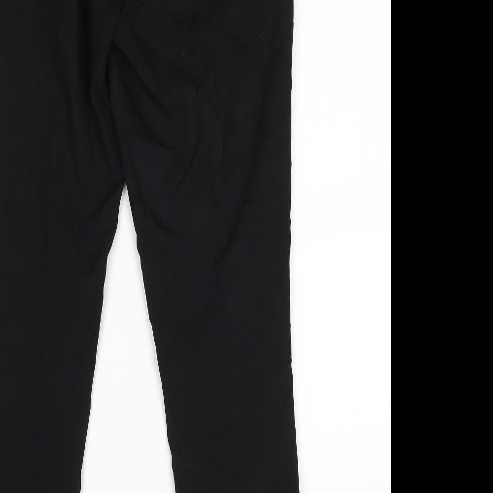 New Look Womens Black Trousers Size 14 L27 in