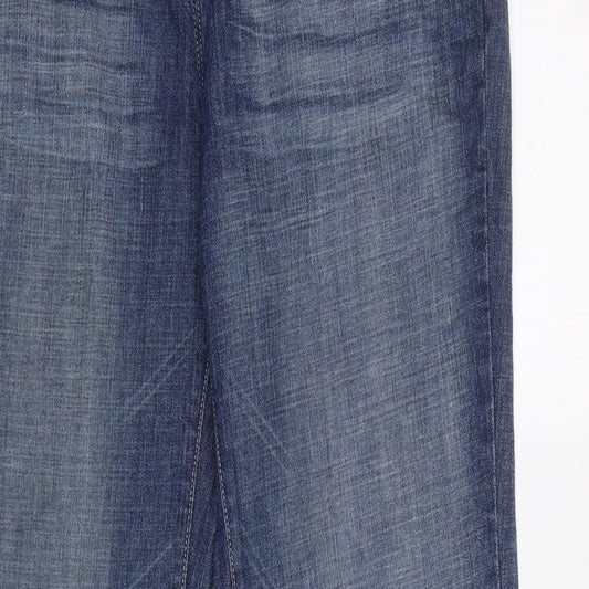 LERROS Womens Blue Bootcut Jeans Size L L34 in