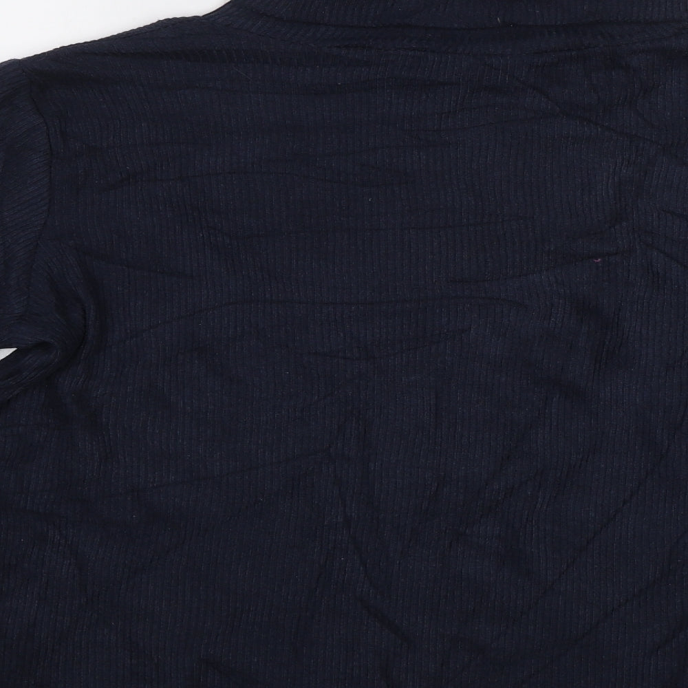 Isle Womens Blue Pullover Jumper Size 10