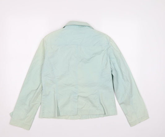 Talbots Womens Blue Jacket Size 10