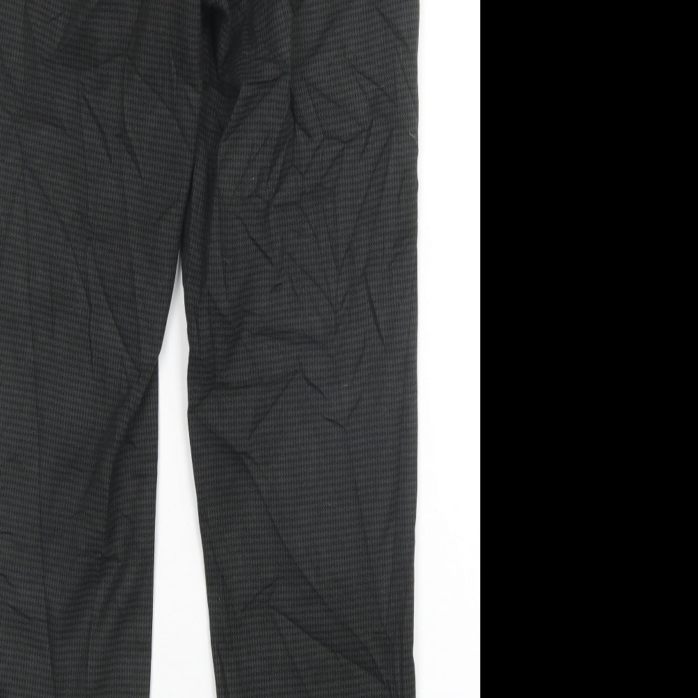 MNG Womens Green Trousers Size 6 L28 in