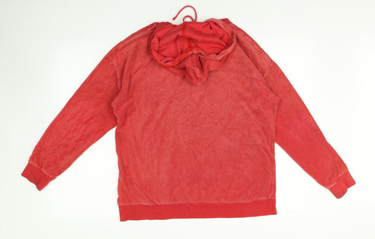 Papaya Womens Red Pullover Hoodie Size M