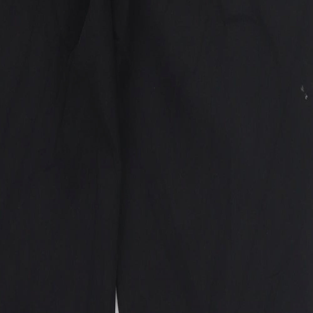 Reverse Womens Black Trousers Size 8 L29 in