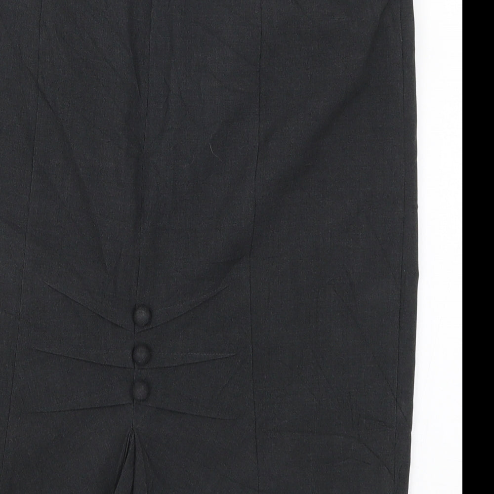 Marks and Spencer Womens Grey Straight & Pencil Skirt Size 8