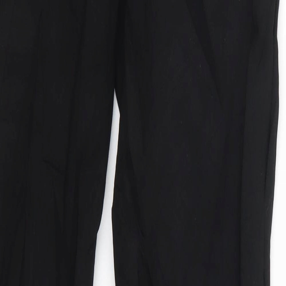 Preworn Womens Black Trousers Size 28 in L33 in