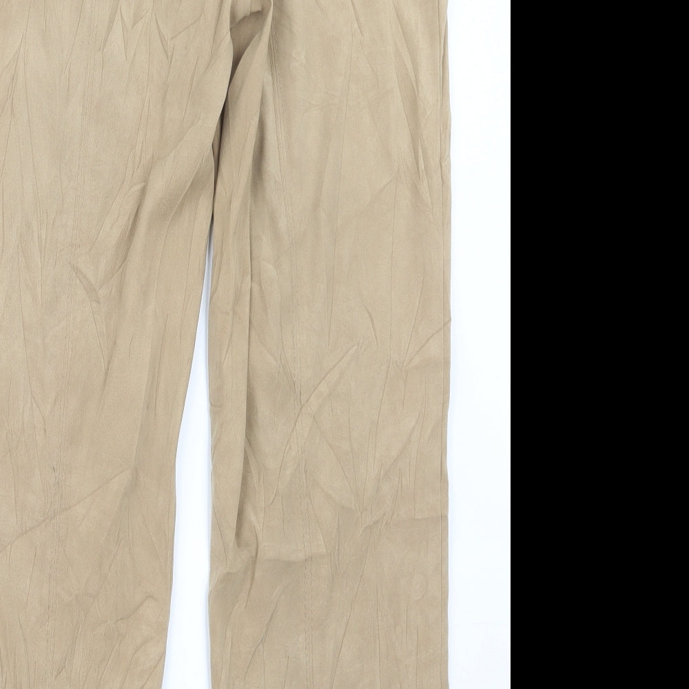 Maine Womens Beige Trousers Size 12 L27.5 in