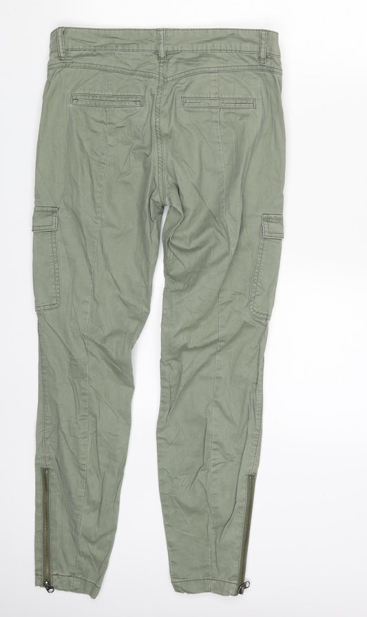 United Colors of Benetton Womens Green Denim Skinny Jeans Size 10 L27 in