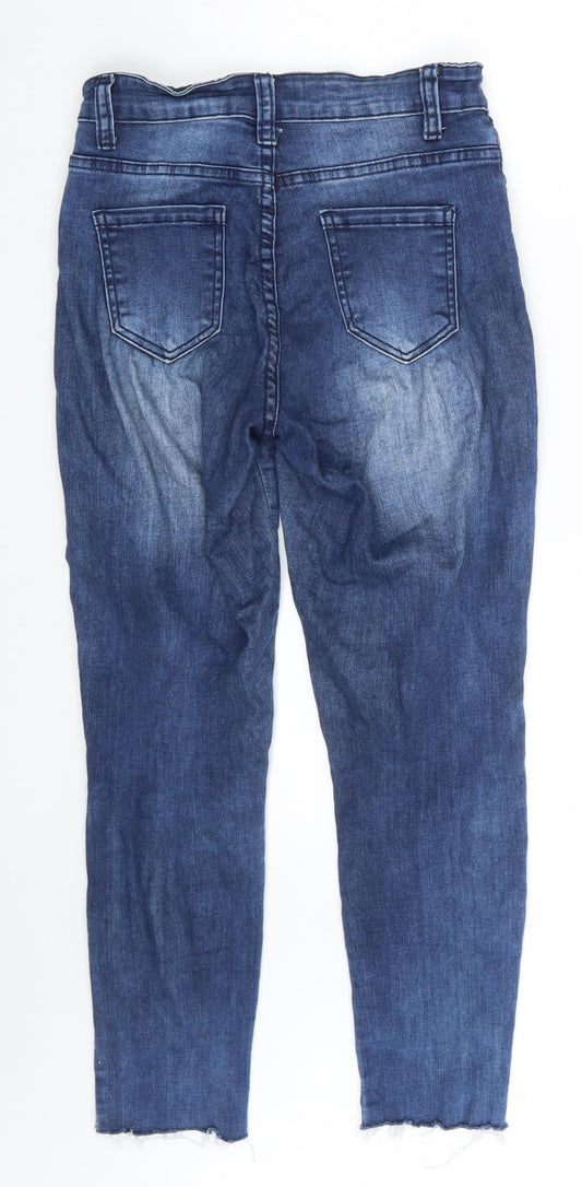 Miss RJ Womens Blue Denim Skinny Jeans Size 10 L25 in